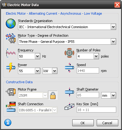 Electric Motor - V-Belt Software