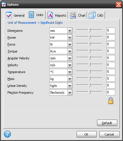 Units of Measurement Settings