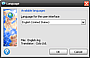 Language Settings - V-Belt Software