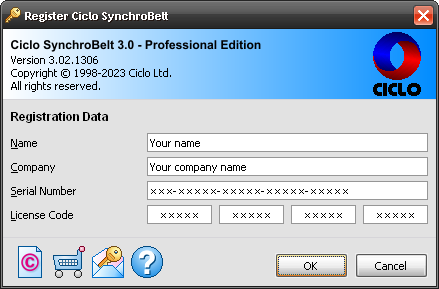 Software Registration - Synchronous Belt Software