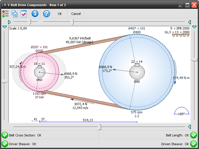 Dynamic Picker - V-Belt Software