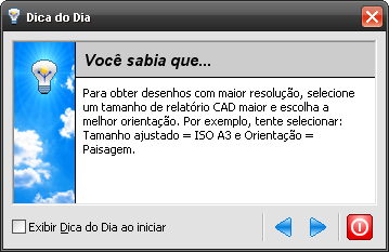 Dicas - Software de Correias V